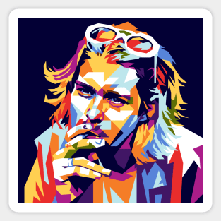 Grunge Legend Pop Art Sticker